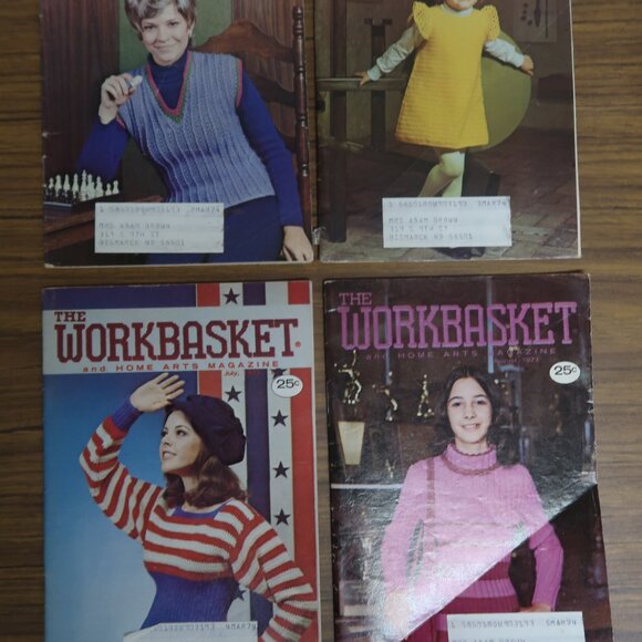 Lot of 12 Workbasket and Home Arts Magazines from 1973 - Picture 3 of 5